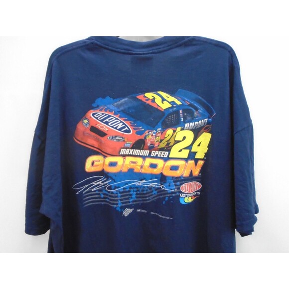 Vintage Jeff Gordon Nascar Winners Circle Short Sleeve Graphic T Shirt Size 2XL - Picture 9 of 9